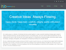 Tablet Screenshot of h2ocreativegroup.com